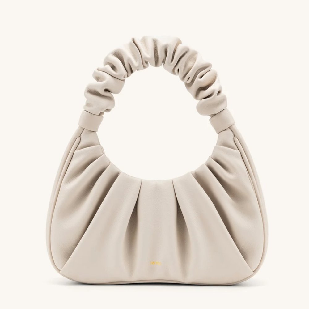 JW PEI Gabbi Ruched Hobo Handbag - Ivory